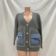 Load image into Gallery viewer, Patch of denim dress
