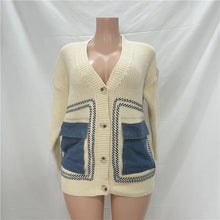 Load image into Gallery viewer, Patch of denim dress
