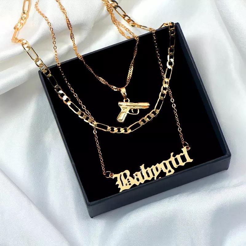 Babygirl 3pcs necklace